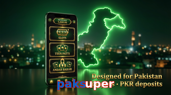 Main screen of Paksuper pk page for PK players